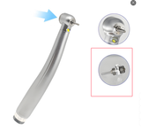 Veterinary Dental High-Speed Air Turbine Handpiece (Premium with Plastic Clamshell pad) – Push-Button Chuck, Autoclavable 135 °C, Includes Spare Turbine Cartridge – for Veterinary Use Only