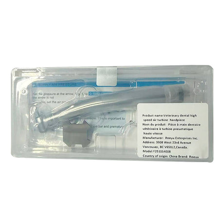 Veterinary Dental High-Speed Air Turbine Handpiece