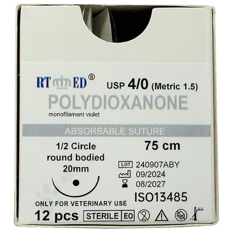 Veterinary Absorbable Suture–Polydioxanone (PDO)