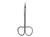 Ophthalmic Operating Scissors, 10.5 cm (4.1"), Curved Tips, Fine Sharp Blades, Ring-Handle, Stainless Steel – Reusable/Autoclavable