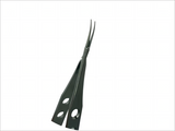 Ophthalmic Capsulotomy Scissors – Straight Tip or Curved Tip, Spring-Handle, Lightweight Perforated Grip, Stainless Steel – Reusable/Autoclavable