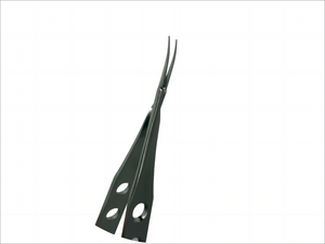 Ophthalmic Capsulotomy Scissors – Straight Tip or Curved Tip, Spring-Handle, Lightweight Perforated Grip, Stainless Steel – Reusable/Autoclavable