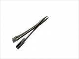 Micro Ophthalmic Needle Holder – Curved Pointed Tip or Retinal Detachment Tip, Spring-Handle, Textured Grip, Stainless Steel – Reusable/Autoclavable