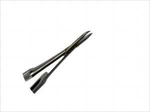 Micro Ophthalmic Needle Holder – Curved Pointed Tip or Retinal Detachment Tip, Spring-Handle, Textured Grip, Stainless Steel – Reusable/Autoclavable