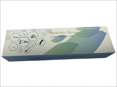 Micro Ophthalmic Needle Holder – Curved Pointed Tip or Retinal Detachment Tip, Spring-Handle, Textured Grip, Stainless Steel – Reusable/Autoclavable