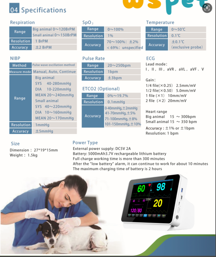 Veterinary Monitor