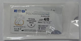 Tierärztliches resorbierbares Nahtmaterial – Polydioxanon (PDO), USP 4/0, 75 cm, 1/2 Kreis Rundkörper 20 mm
